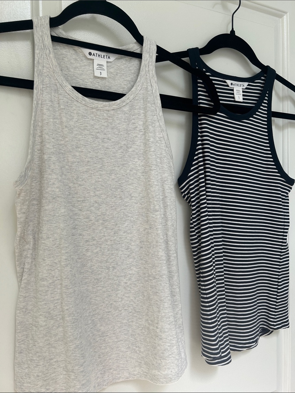 Two Athleta Signature Rib Tank Tops - Picture 2 of 5
